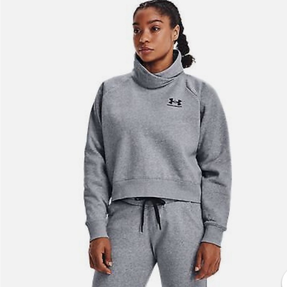 Under Armour Tops - Under Armour Rival Fleece Crop Sweatshirt